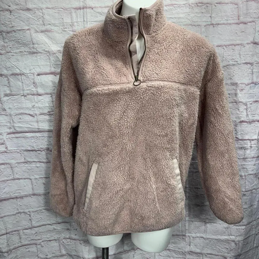 Time & Tru Women’s Small 1/4 Zip Pullover - Picture 1 of 6